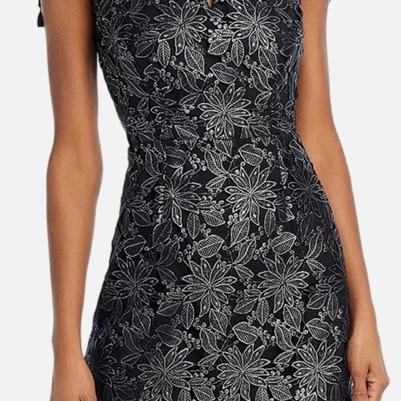 Milly Shayna Foiled Guipure Lace Dress - Picture 7 of 7